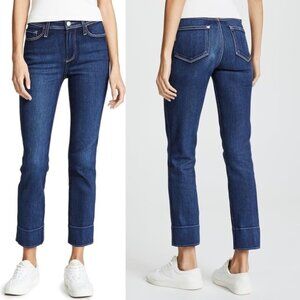 NEW • PAIGE • Hoxton Slim High Rise Blind Stitch Jeans Amber NWT Casual Denim